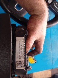 фото thumb №14, Повітропровід триспицева multi шкіра vw passat cc b7 3c8419091k з подушка безпеки