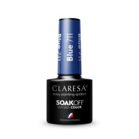 CLARESA ГИБРИДНЫЙ ЛАК СИНИЙ BLUE 711 5 мл
