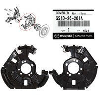 фото thumb №7, Оригінальний номер mazda gs1d-26-261a захист бризковик диск гальмівний