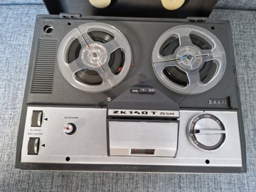 Катушечный магнитофон ZK 140T De Luxe Unitra Original PRL ФУНКЦИОНИРОВАНИЕ