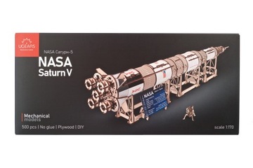 3D-пазл UGEARS NASA Saturn V Деревянная модель Креативная модель для сборки