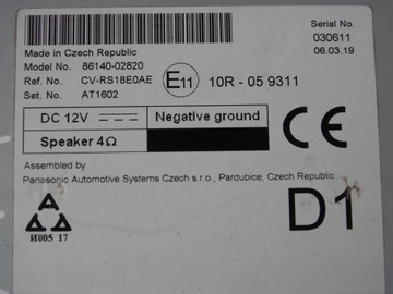 фото thumb №9, Toyota corolla e210 e21 2019 радіо дисплей екран 86140-02820 8614002820