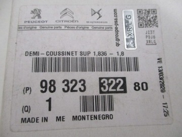 фото thumb №9, Peugeot citroen вкладыш подшипник вала коленчатого новая 9832332280