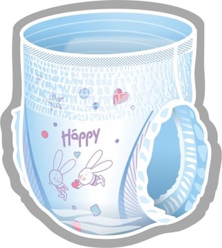 Подгузники Happy Pants Midi 6-11кг 26 шт.