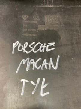 фото thumb №16, Накладка спойлер бампера заднього porsche macan 95b