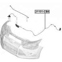 фото thumb №2, Трос замка кришки двигуна