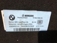 фото thumb №8, Обшивка пол багажника bmw x3 g01 x3m f97