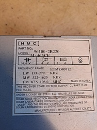 фото thumb №7, Радио cd mp3 заводской hyundai santa fe ii 96100-2b220