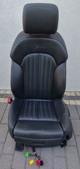 фото thumb №6, Audi a6 s6 c7 4g lift 15-18 s-line сиденье левый передний czarna кожа uk