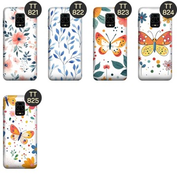 ETUI DO XIAOMI REDMI NOTE 9 PRO / 9 PRO MAX / NOTE 9S WZORY WIOSNA KWIATY