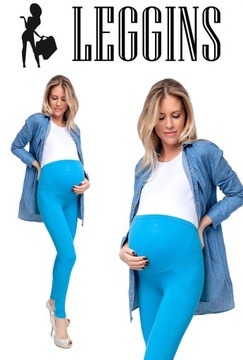 LEGGINGS для беременных, хлопковые леггинсы с вставкой для беременных, S/36