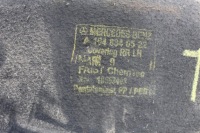 Підкрилок задній лівий задні ліва оригінальний номер mercedes w164 ml a1648840522 Зі Шроту, фото thumb