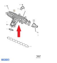 фото thumb №13, Коллектор всасывающий 2.0 d4 volvo s60 v60 2011- s90 v90 v40 xc40 оригинальный номер 32441699