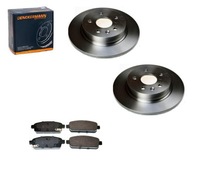 фото thumb №1, Тормозные диски тормозные колодки chevrolet aveo 2011- задняя 268mm kpl.