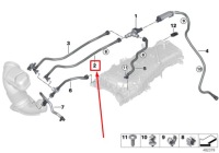 фото thumb №10, Трубка  вентиляционный, отводной бак топлива bmw x4 g02 7643104 13907643104