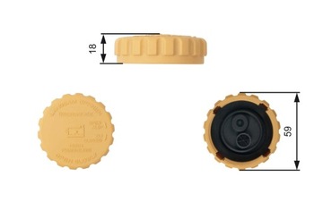 фото thumb №2, Rc201 expansion tank cap rc201 gates