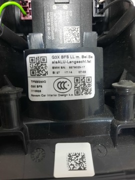 фото thumb №12, Bmw 5 g30 dekor планка консоли панели решётка воздуховод 9378023