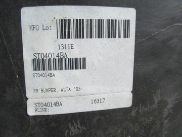 фото thumb №16, Seat altea 04-15 бампер зад задний c401