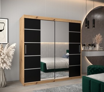 Szafa przesuwna z lustrem garderoba VERONA 4 200cm