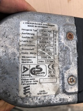 фото thumb №3, Вебасто блок управления opel omega b 2.5 td 99-03