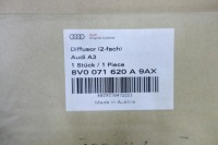 Диффузор накладка бампера задняя audi a3 8v nowe oem Оригинал, фото thumb