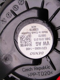 фото thumb №5, Воздуходувка вентилятор нагревателя 1.5 tsi seat ateca 5q0907521f