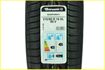 1 x 215/60R16 XL 99V Quartaris 5 BARUM CAŁOROCZNE