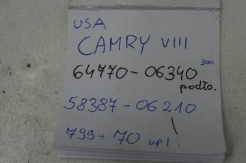 фото thumb №13, Camry viii sedan usa пол обшивка багажника обшивки защита ремня