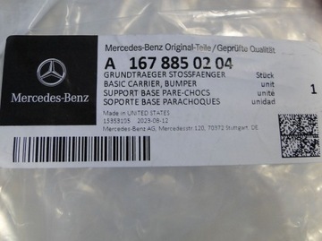 фото thumb №10, Mercedes gle w167 167 suv рама середня ковзун кріплення бампера 63 amg