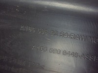 Молдинг поріг права хром mercedes ml w166 2011- Недорого, фото thumb