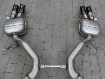 фото thumb №7, Bmw 5 f10 m5 глушитель выхлоп чёрные наконечники оригинал новый!