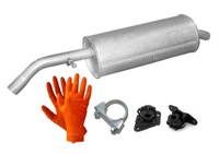 фото thumb №1, Citroen c2 1.1 1.4 2003-2010 глушитель конечный оригинальный номер 1726zt + 1730h6