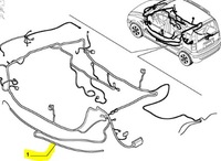 фото thumb №9, Джгут електрична салону fiat panda оригінальний номер 51733660
