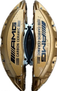 Супорти гальмівні перед 63 amg комплект mercedes gls w167 1674210902 оригінальний номер в Україні, фото thumb