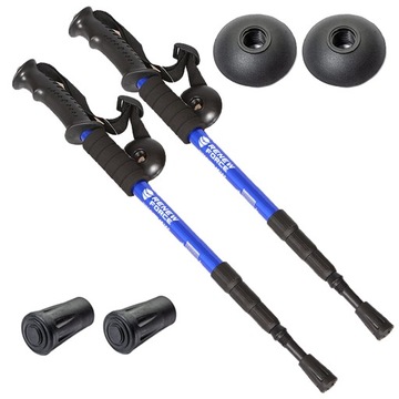MEGA WYGODNE KIJKI DO CHODZENIA NORDIC WLAKING KIJE TREKKINGOWE 2 SZTUKI