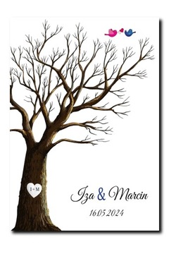 Картина на холсте, гостевая книга, дерево для печати, подписи, 100х70.