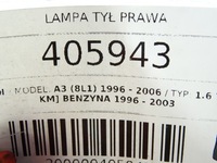 фото thumb №5, Лампа правий задня audi a3 8l хетчбек 96-06