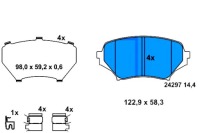фото thumb №1, Ate тормозные колодки тормозные mazda mx-5 iii 2.0 nc