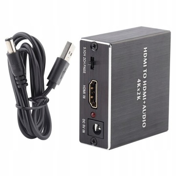 АУДИОЭКСТРАКТОР HDMI-HDMI SPDIF 4K 2K