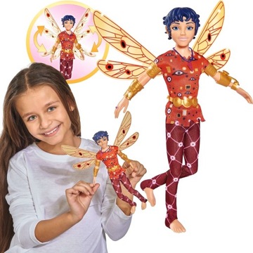 ФИГУРКА КУКЛЫ MIA AND ME ELF MO PRINCE С ПОДВИЖНЫМИ КРЫЛЬЯМИ + КОЛЬЦО