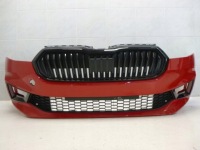 фото thumb №2, Skoda fabia iv 4 бампер перед решітка радіатора передній радар