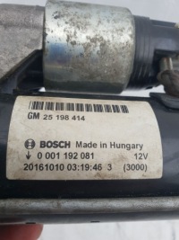 Opel mokka x 16-19 1.4t стартер 25198414 с Разборки, фото thumb