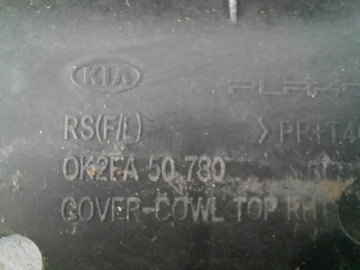 фото thumb №8, Kia carens 2 ii 02-06 панель под лобовым стеклом левая правые 0k2fa50790 0k2fa50780 eb