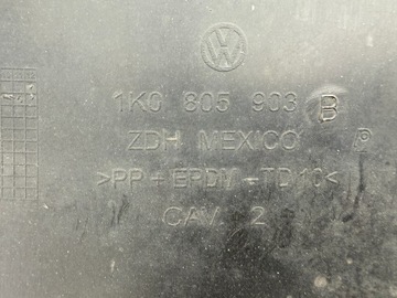 фото thumb №7, Защита плита pod бампер перед vw jetta v 5 golf v универсал 1k0805903b