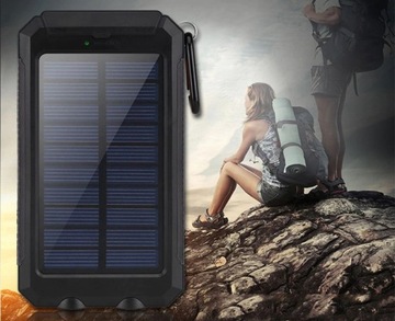 POWERBANK 20000 мАч СОЛНЕЧНЫЙ УНИВЕРСАЛЬНЫЙ ФОНАРЬ