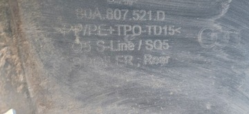 фото thumb №10, Спойлер бампера dół audi q5 ii 80a 16-20 зад задній s-line