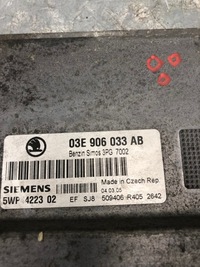 фото thumb №5, Бортовий комп'ютер двигуна skoda 03e906033ab