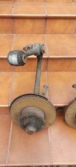 фото thumb №5, Mercedes w116 ступица поворотный кулак диск якорная защита рычаг верхний перед