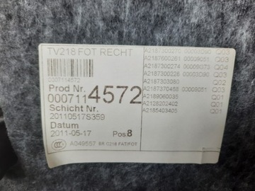 фото thumb №6, Боковина дверь правый зад mercedes cls w218