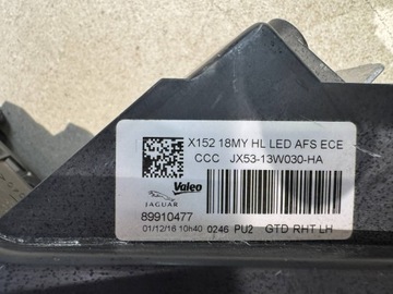 фото thumb №9, Jaguar f-type x152 лампа передня перед права ліва керована led jx5313w030ha